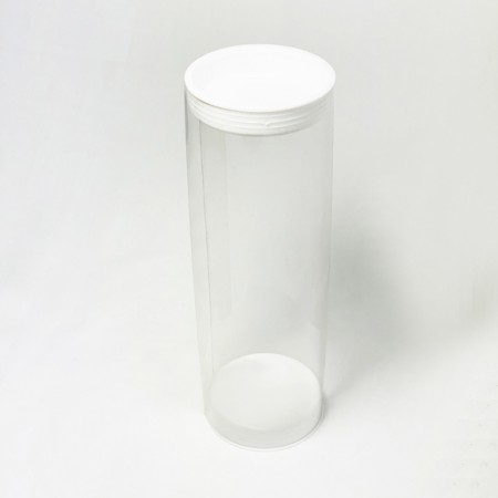 Boites rondes transparentes en plastique