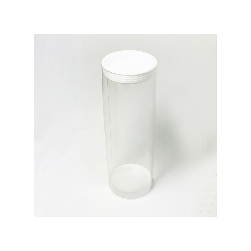 Boite cylindrique en plastique